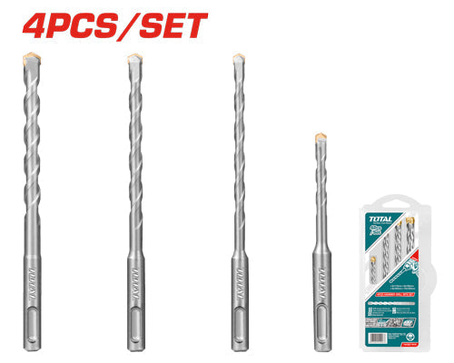 4PC SDS DRILL BIT SET