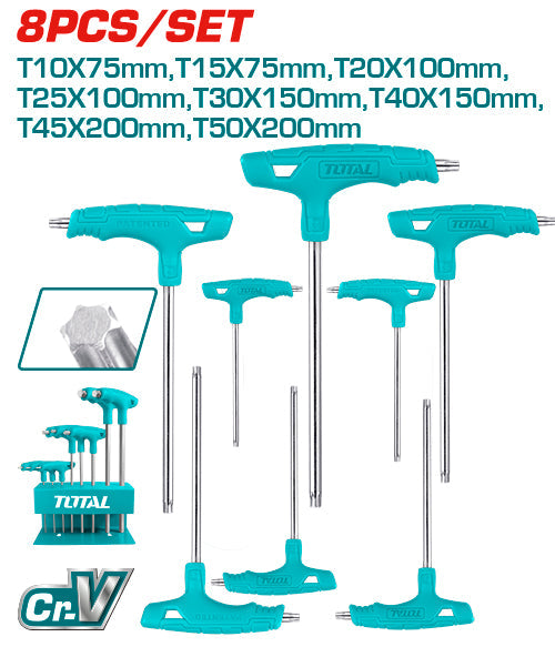 Torx Wrench Set 9pcs T-Handle