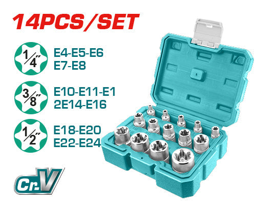 Socket Set - Star - 14PCS