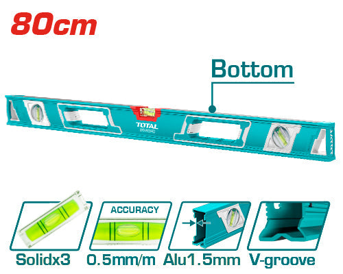 Spirit Level 800mm Magnetic